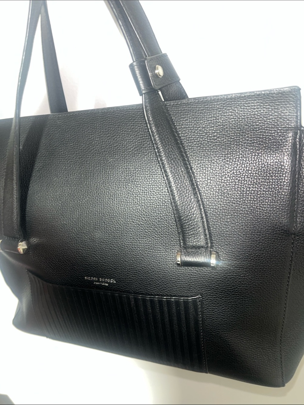 Henri bendel Black Structured Tote Bag - Picture 5 of 11